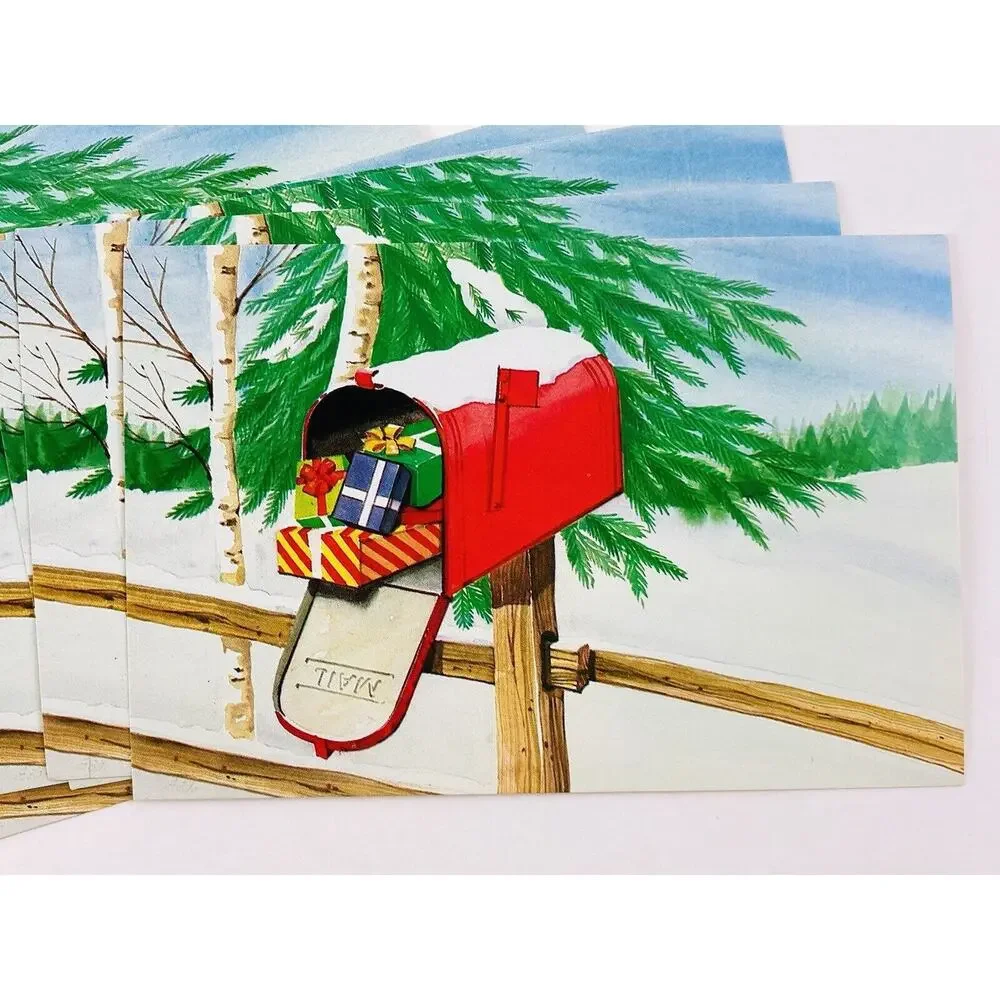 11 Vintage Conimar Christmas Postcards 4